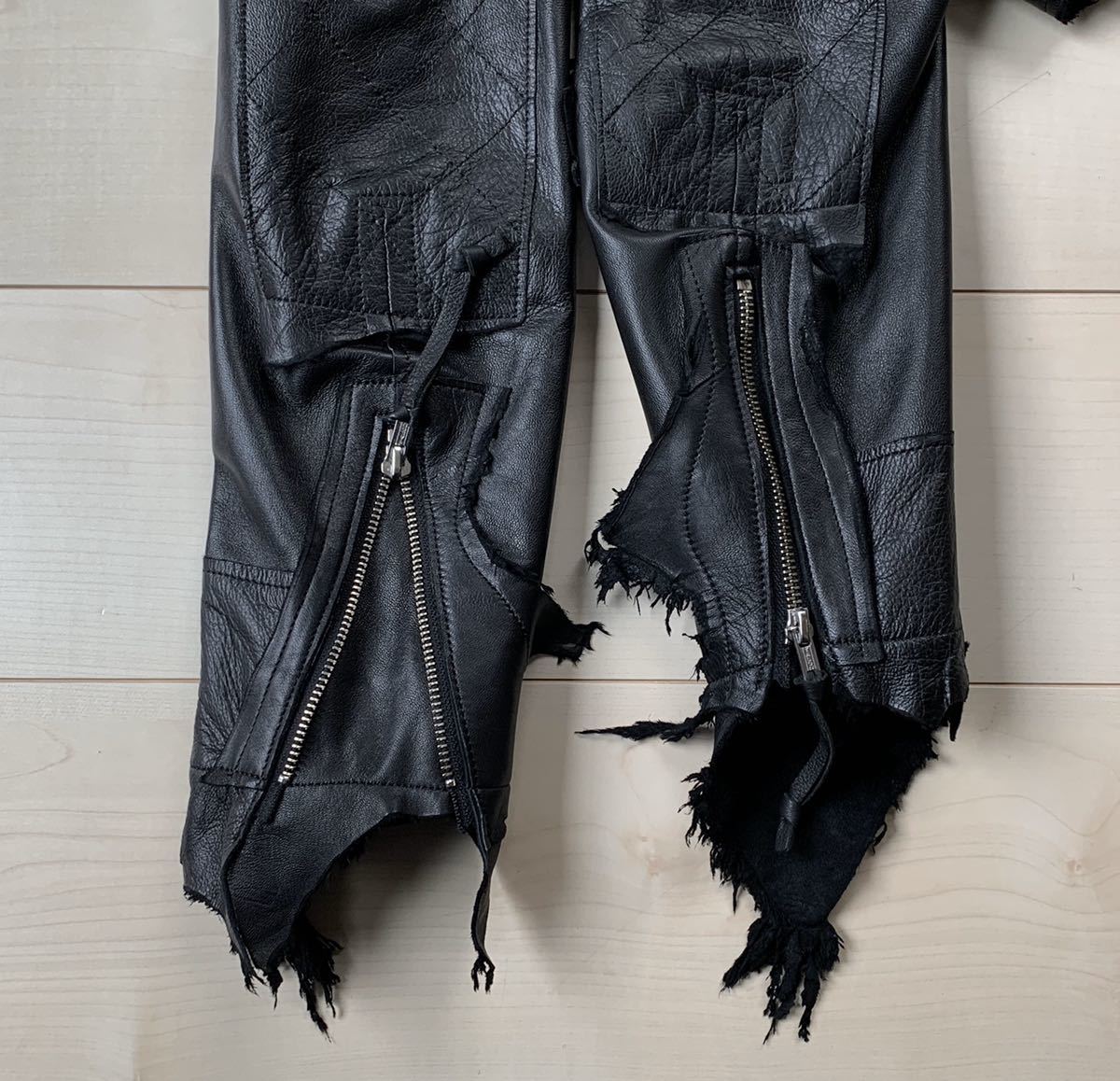 新品 14AW ソロイスト ライダース size44 レザージャケット soloist 