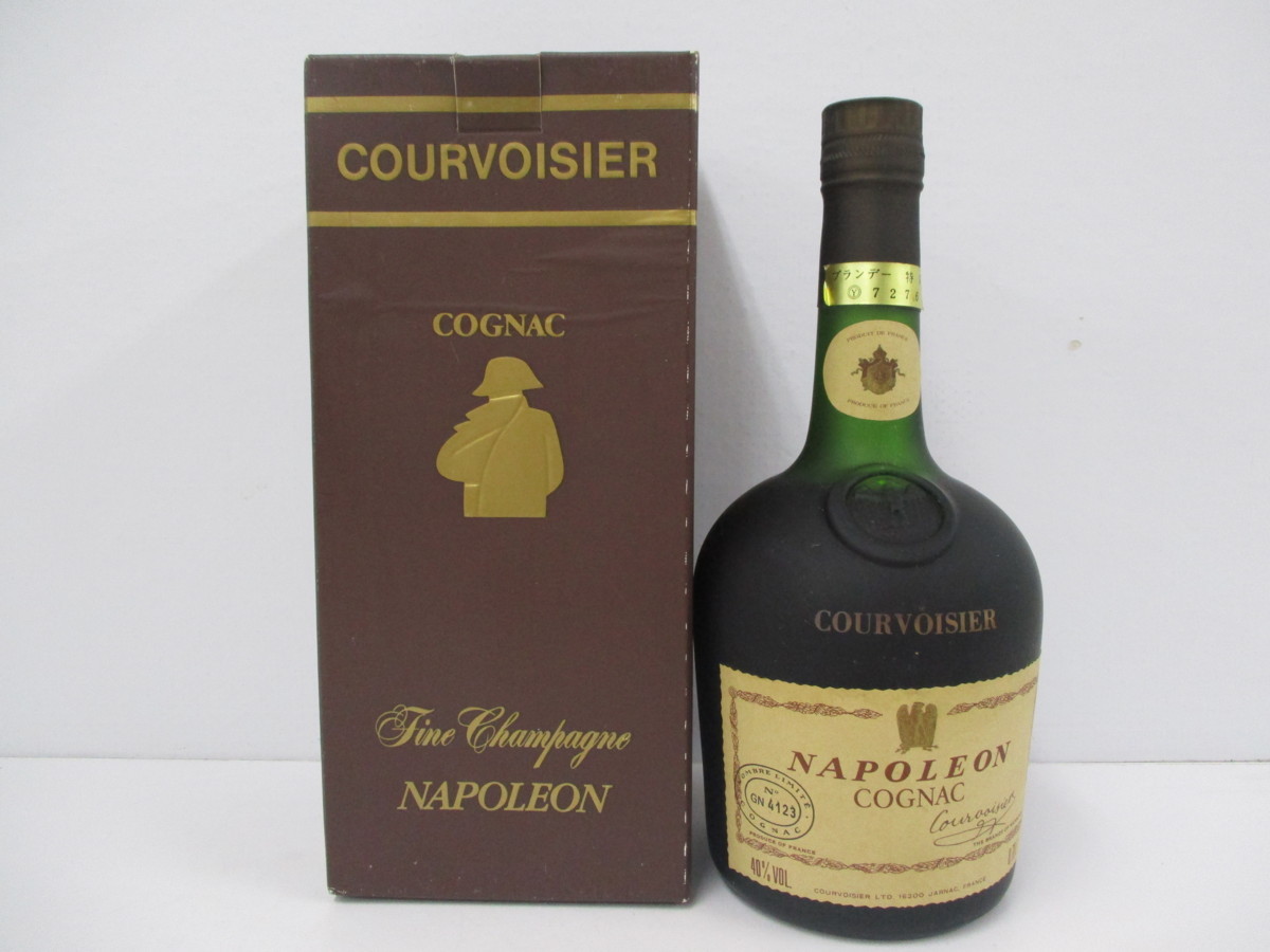 G1893☆古酒☆1000円から☆【未開栓】COURVOISIER NAPOLEON COGNAC