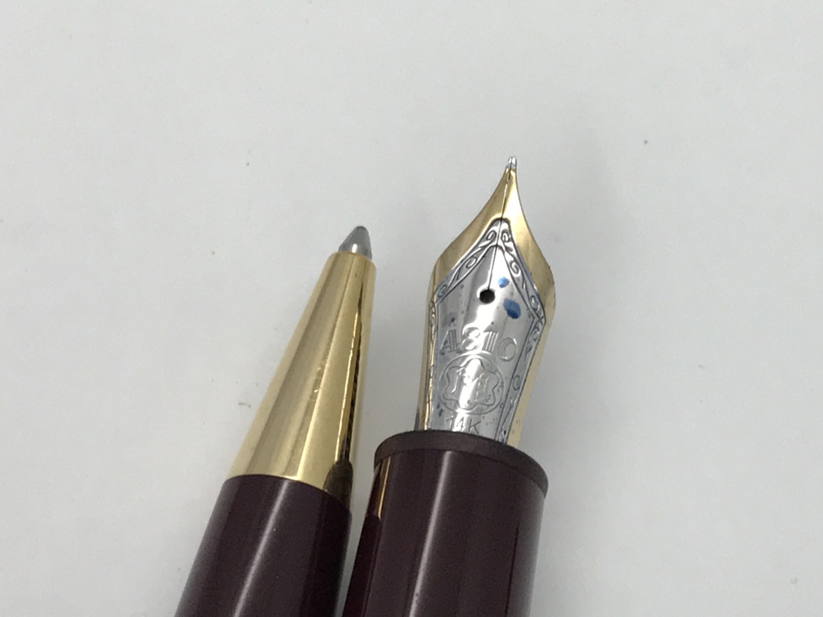 モンブラン 万年筆 MONTBLANC 中古 ボルドーの通販 ボルドー □ マイ 
