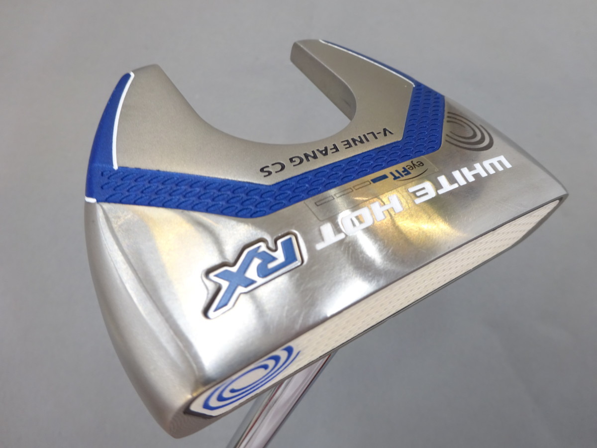 パター RX - V-LINE ODYSSEY(オデッセイ) ホワイト・ホット FANG オデッセイ HOT WHITE ホワイト ホット : ODYSSEY(オデッセイ) V 中古未使用