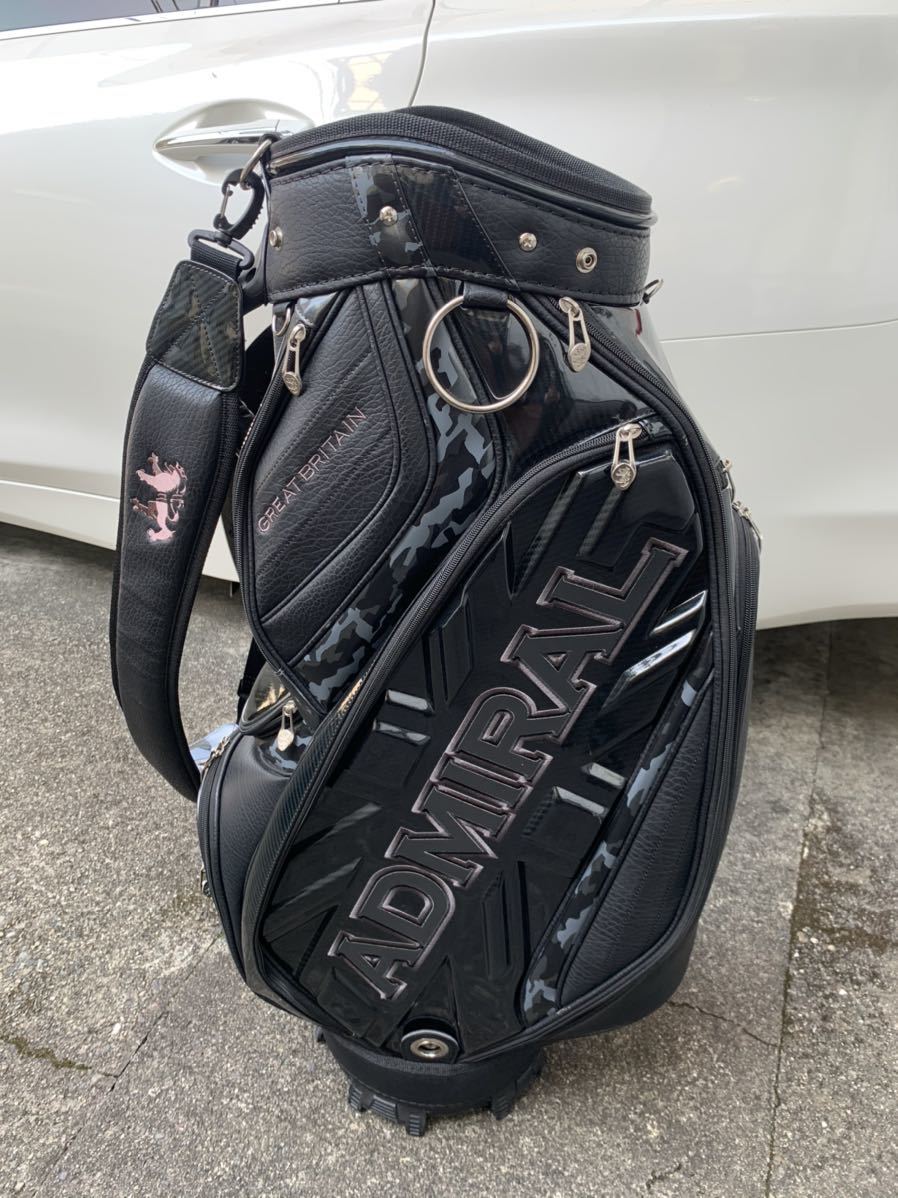 アドミラル キャディバッグ Admiral ゴルフ カート Golf | ADMG6AC5 UJスポーツ - 26年春夏モデル 新作 CB スポーティ フルオープンポケット ユニオンジャック