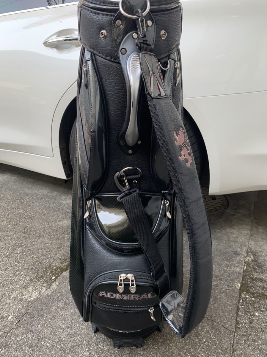 アドミラル キャディバッグ Admiral ゴルフ カート Golf | ADMG6AC5 UJスポーツ - 26年春夏モデル 新作 CB スポーティ フルオープンポケット ユニオンジャック