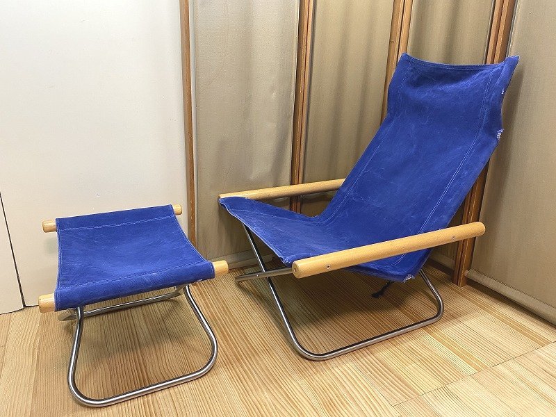 Nychair X オットマン ニーチェア エックス ［Takeshi Nii ニーチェアX 新居 猛 中古 オットマン付き 新居猛 &frasl; NYチェア 新居猛さんという人｜モノ・モノ