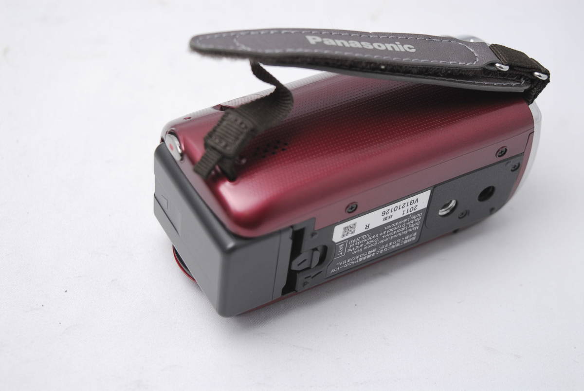 Panasonic HDC-TM25 レッド パナソニック デジタル ホーム ビデオ