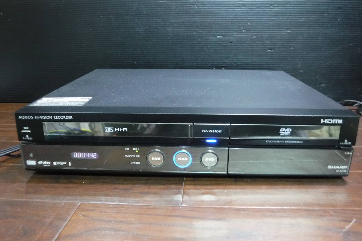 SHARP AQUOS ハイビジョンレコーダー DV-ACV52 SHARP レコーダー DV
