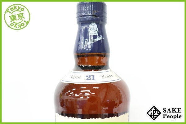 未開栓】バランタイン 21年 青陶器 デキャンタ ウイスキー 700ml 43