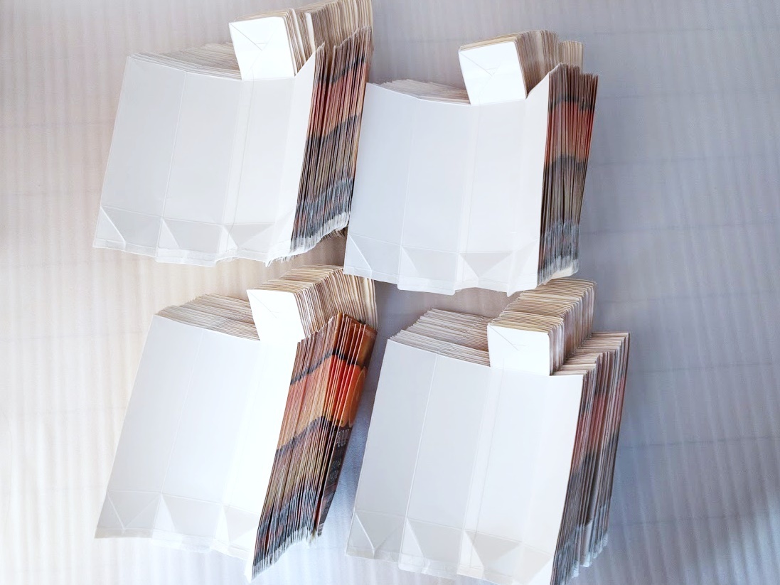 カット済み 牛乳パック類 ジュースパック 170枚セット 切り開き済み 水洗い洗浄済み 工作 リサイクル 手芸 紙すき 椅子作りなど _2