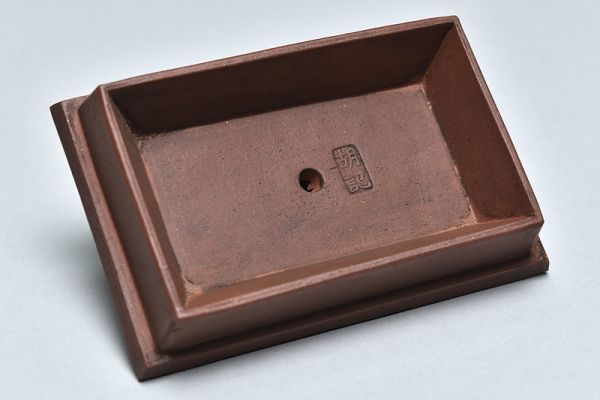 在款 胡記 蓋裏 款 篆刻 四方式 紫砂壺 】 中國宜興 唐物 煎茶道具