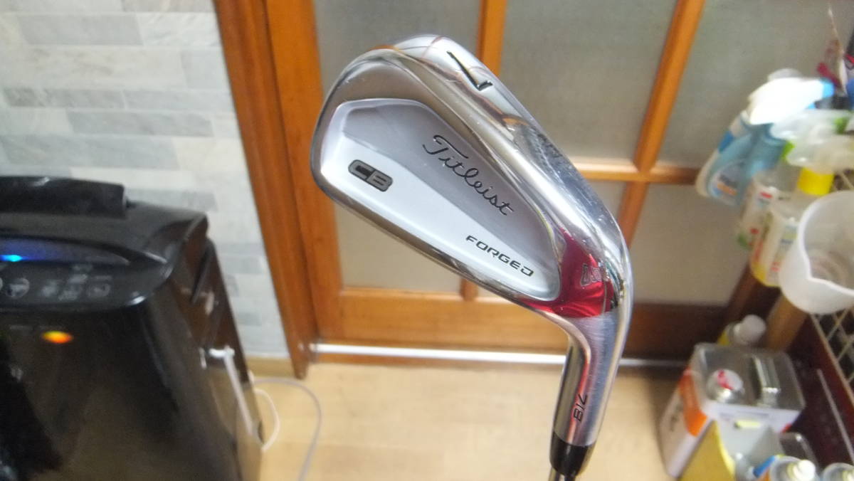 限定SALE，新品 重量級 スイングプレーン矯正用練習クラブ タイトリスト ７１８フォージドCB 7番 ３７インチ ４９５ｇ F5 ヘッドスピードも上がる(ショット用)｜売買されたオークション情報、yahooの商品情 ショット用