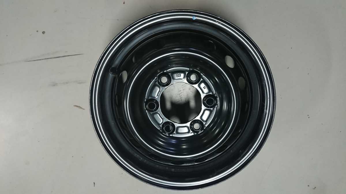 新車 外し 日産 NV350 キャラバン 純正スチールホイール4本セット 15 