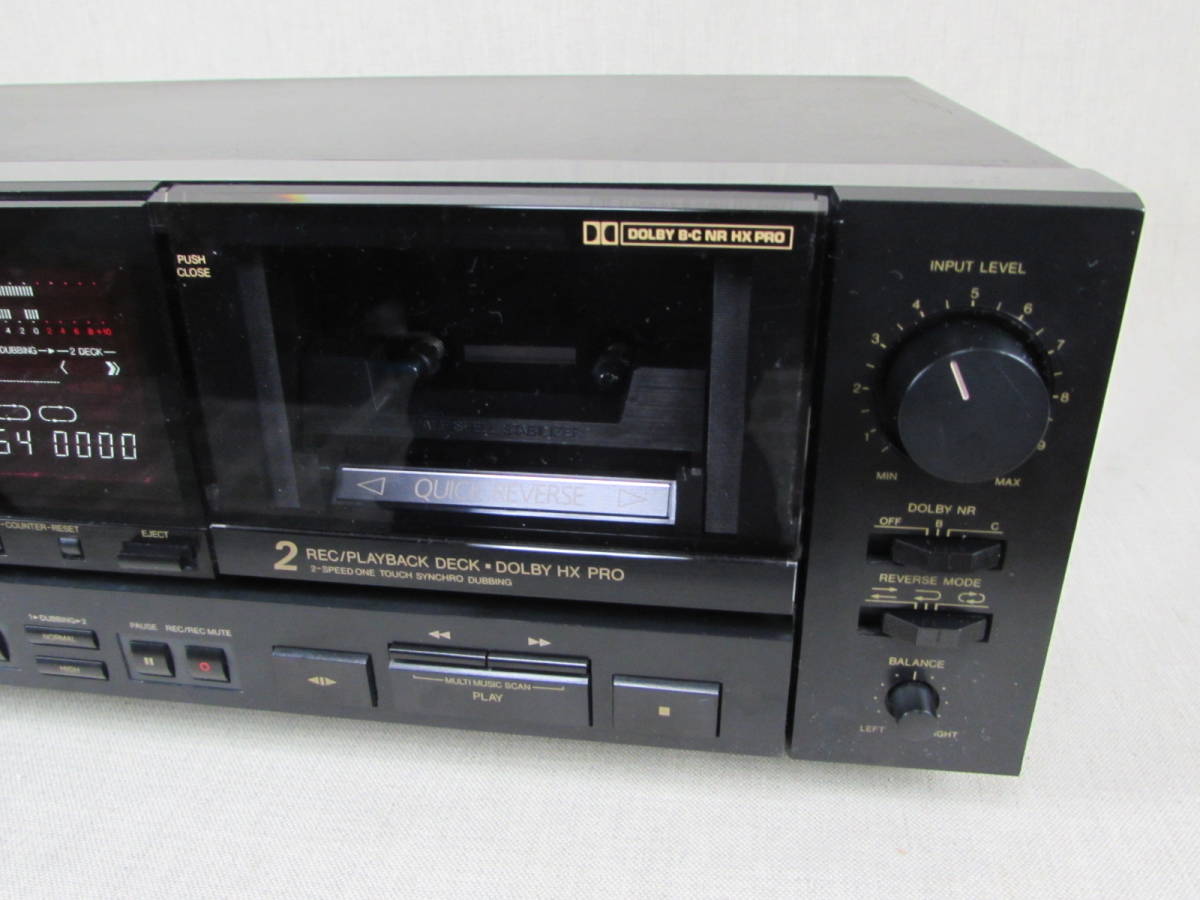 希少Victor TD-WR531 ツインリバースステレオカセットデッキ 動作品 希少Victor TD-WR531 ツインリバースステレオカセットデッキ 動作品