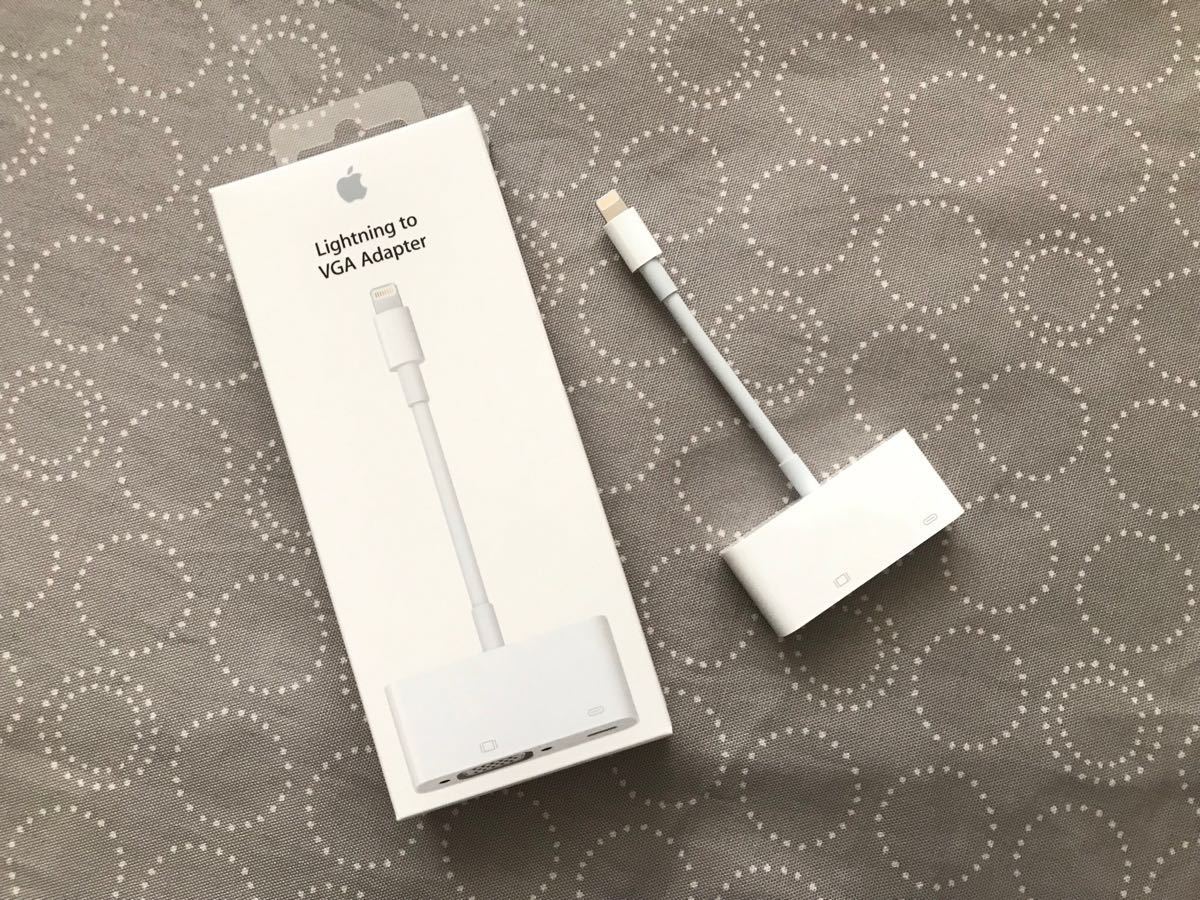 Apple Lightning to VGA Adapter 純正品 MD826AM/A _1