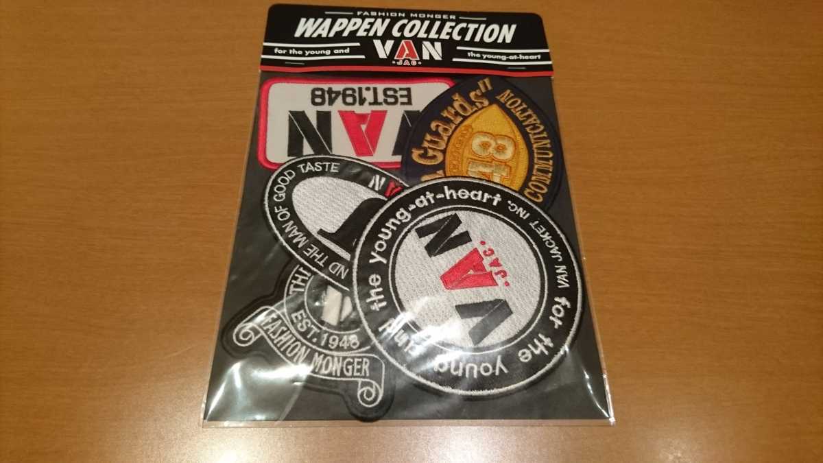 新品未使用!VAN JAC ワッペン 5枚セット ワッペンコレクション/ ヴァンジャケット / ケント トラッド スタジャン スイングトップ
