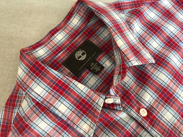 500 Timberland ティンバーランド 半袖シャツ インド 綿コットン チェック柄 秋色 暖色系 S あす楽対応 500 Timberland ティンバーランド 半袖シャツ インド 綿コットン チェック柄 秋色 暖色系 S あす楽対応