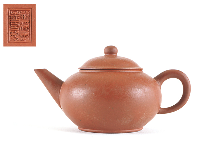 夢工房朱泥 急須 荊渓恵孟臣製（ 宜興 紫砂 茶壷 急須 ） 煎茶