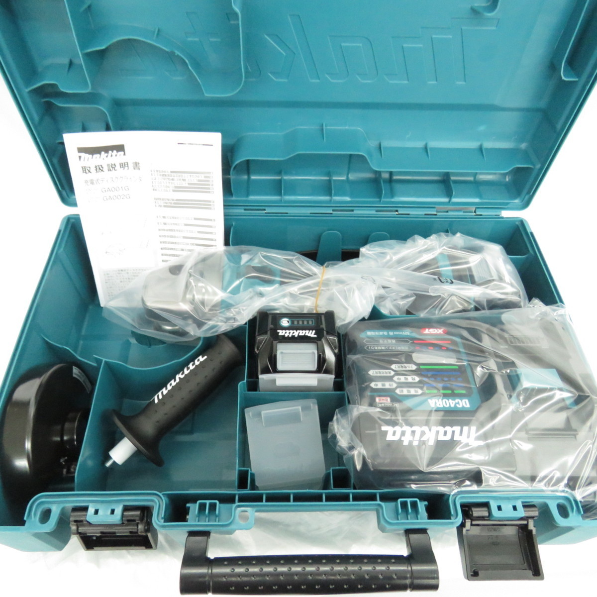 【未使用】makita マキタ 125㎜ 充電式ディスクグラインダ GA002GRDX 40V 2.5Ah 10596534