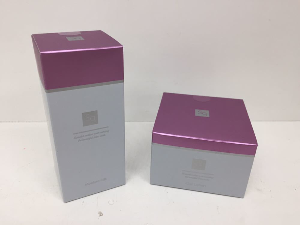 新品未開封 エバウィッシュ SQジェルローション 100g 2個セット エバウィッシュ spモイスチャーミルク 乳液 spジェルローション ジェル