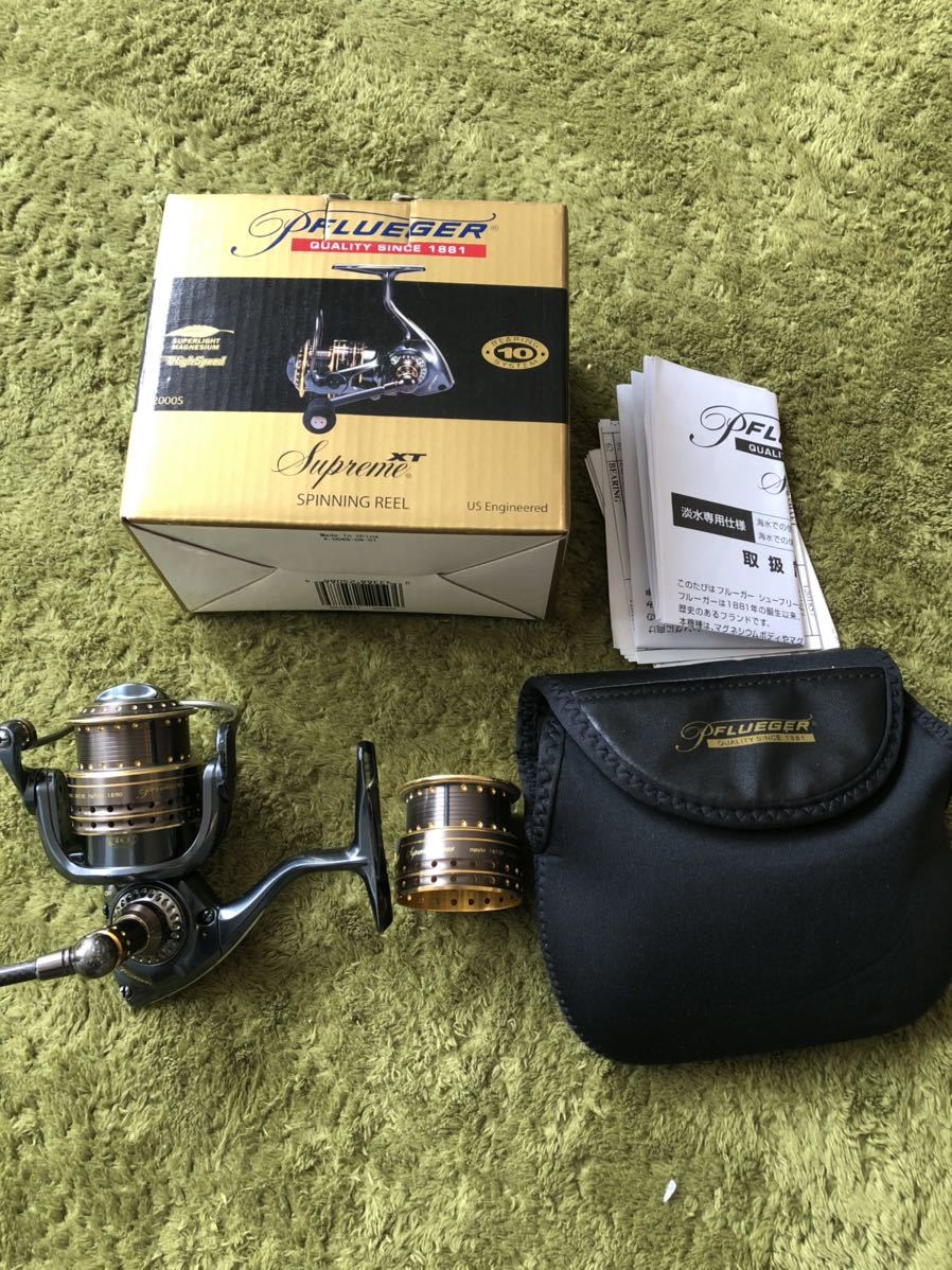 激安大特価 PFLUEGER Supreme XT 2000S スプールセット ブルーガーシュープリームXT2000S(アブガルシア)｜売買されたオークション情報、yahooの商品情報をアーカイブ公開 - オークファン アブガルシア