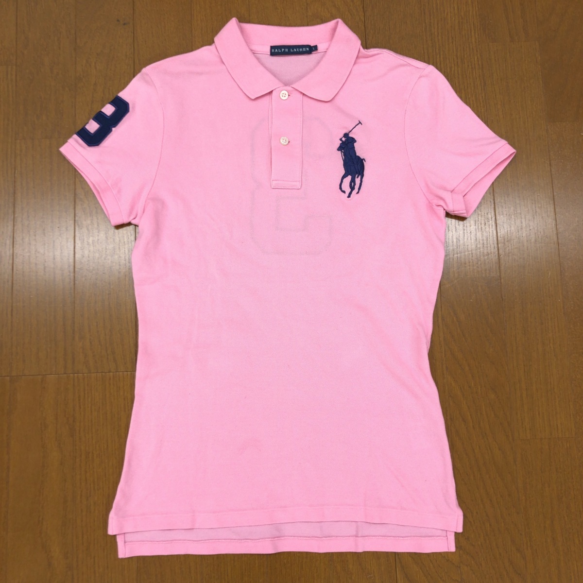 新作登場，定番人気 RALPH LAUREN ラルフローレン ビッグポニー ナンバリング ポロシャツ L ピンク レディース 半袖 国内正規品(Lサイズ)｜売買されたオークション情報、yahooの商品情報をアーカイブ公開 - オークフ Lサイズ