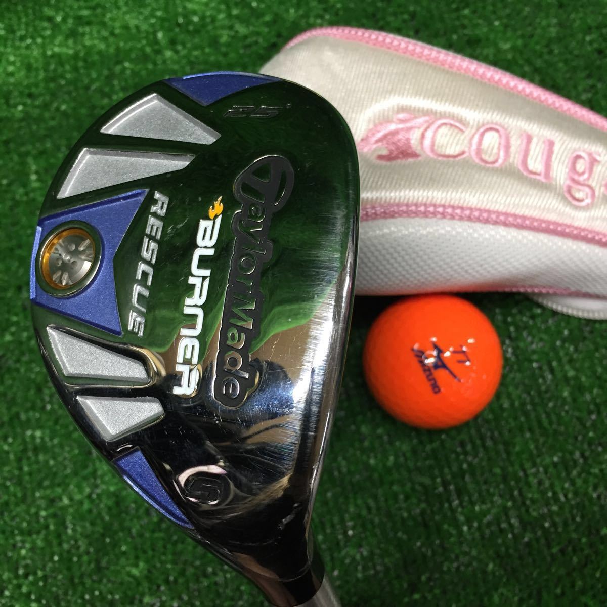 人気，お得 UT-102 ヘッドカバー付き テーラーメイド TaylorMade BURNER RESCUE #5 25&deg; フレックスL SUPERFAST 45(ユーティリティ)｜売買されたオークション情報、yahooの商品情報をアーカイブ公開 - オークファン 女性右きき用