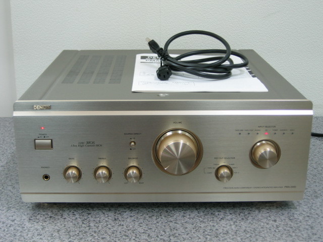 デノン DENON PMA-2000 プリメインアンプ 完動品 超美品 取扱説明書付 デノン DENON PMA-2000 プリメインアンプ 完動品 超美品 取扱説明書付