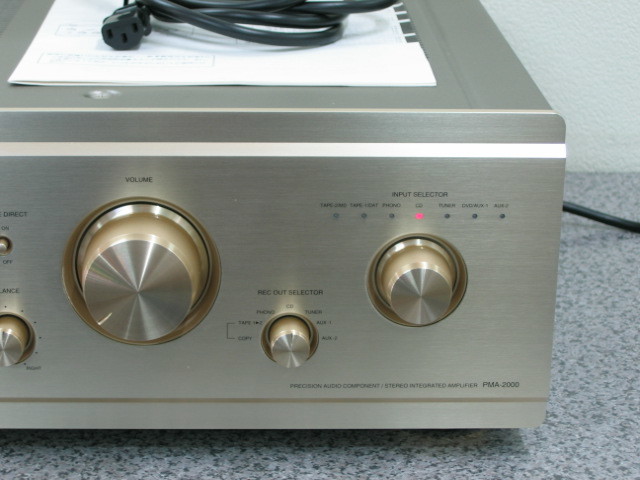 デノン DENON PMA-2000 プリメインアンプ 完動品 超美品 取扱説明書付