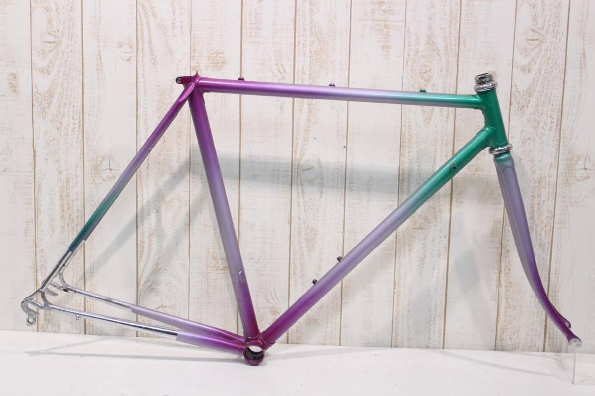 超激得，本物保証 Panasonic パナソニック クロモリロードフレーム Campagnolo カンパヘッド付属 グラデーション再塗装 530mm C-T(ロードバイク)｜売買されたオークション情報、yahooの商品情報をアーカイブ公開 - オ ロードバイク
