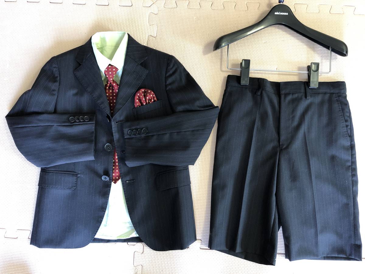 品質保証，人気セール ☆USED【ミキハウス】男の子ストライプ 