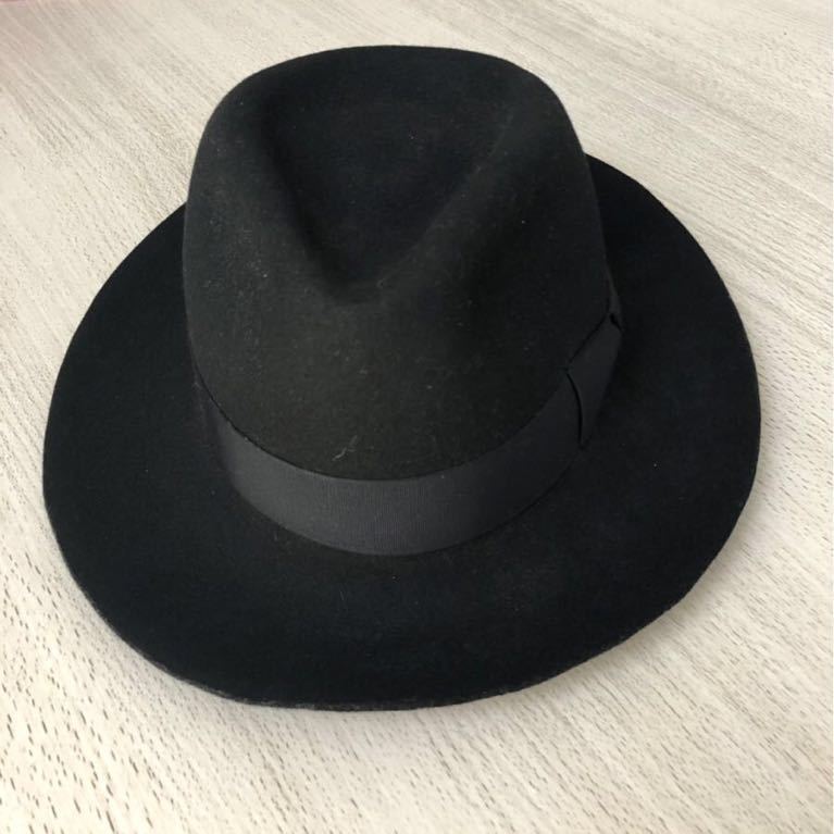 KNOX × CA4LA 中折れ ウールフェルト ハット KNOX(革小物) フェルト