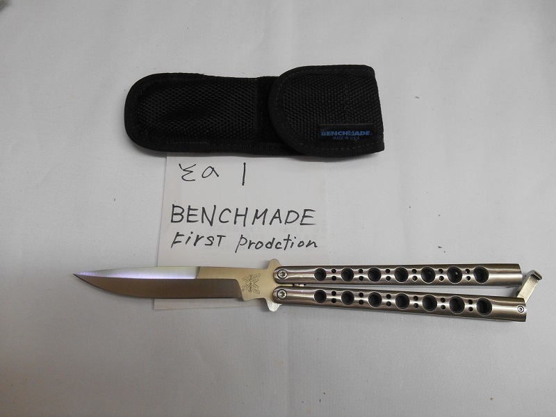 First Benchmade Production Osborne - Run : | SOCP Knives r&frasl;benchmade 185BK-1 Custom Arizona 460&frasl;750 470-1