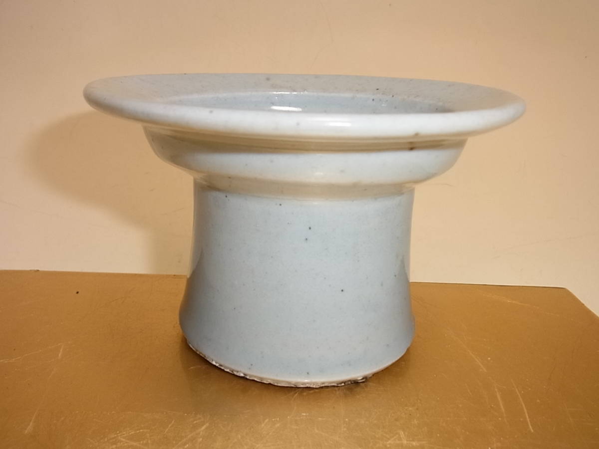 李朝時代 白磁雨漏り手丸壺 朝鮮美術 ⑩