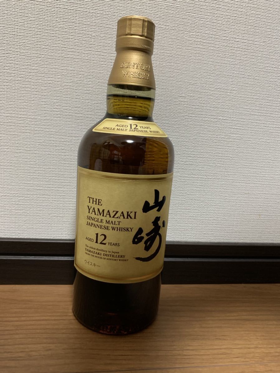 山崎 12年 箱なし マイレージあり 700ml 未開封 ウイスキー 希少 食品