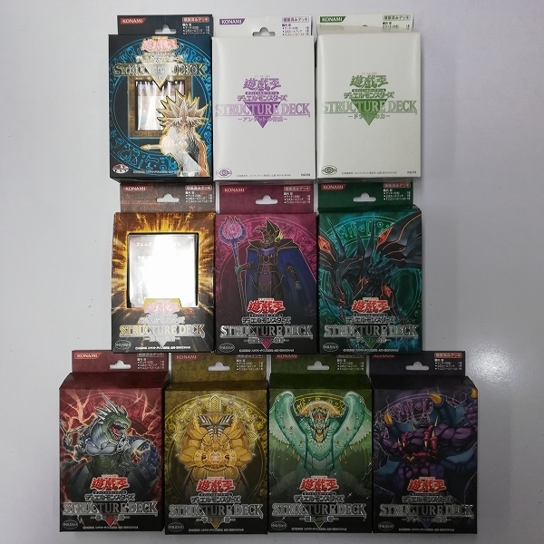 sC176v [まとめ] 遊戯王 ストラクチャーデッキ 開封済み マリク編 他