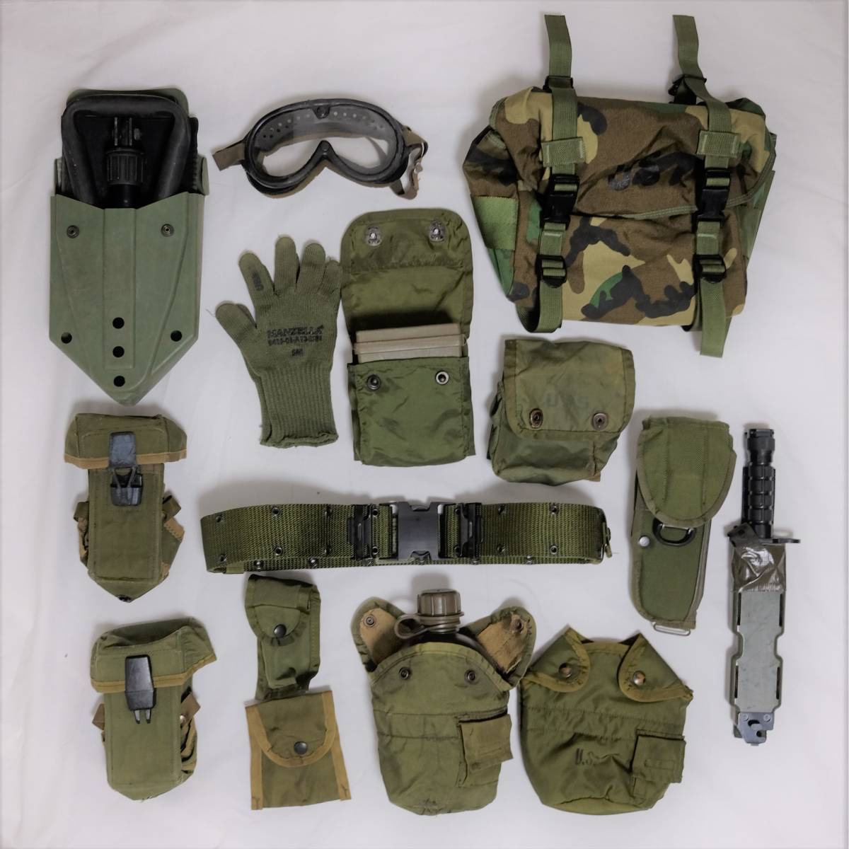 格安出品】70~90年代 米軍装備 18点 マガジンポーチ ピストルベルト