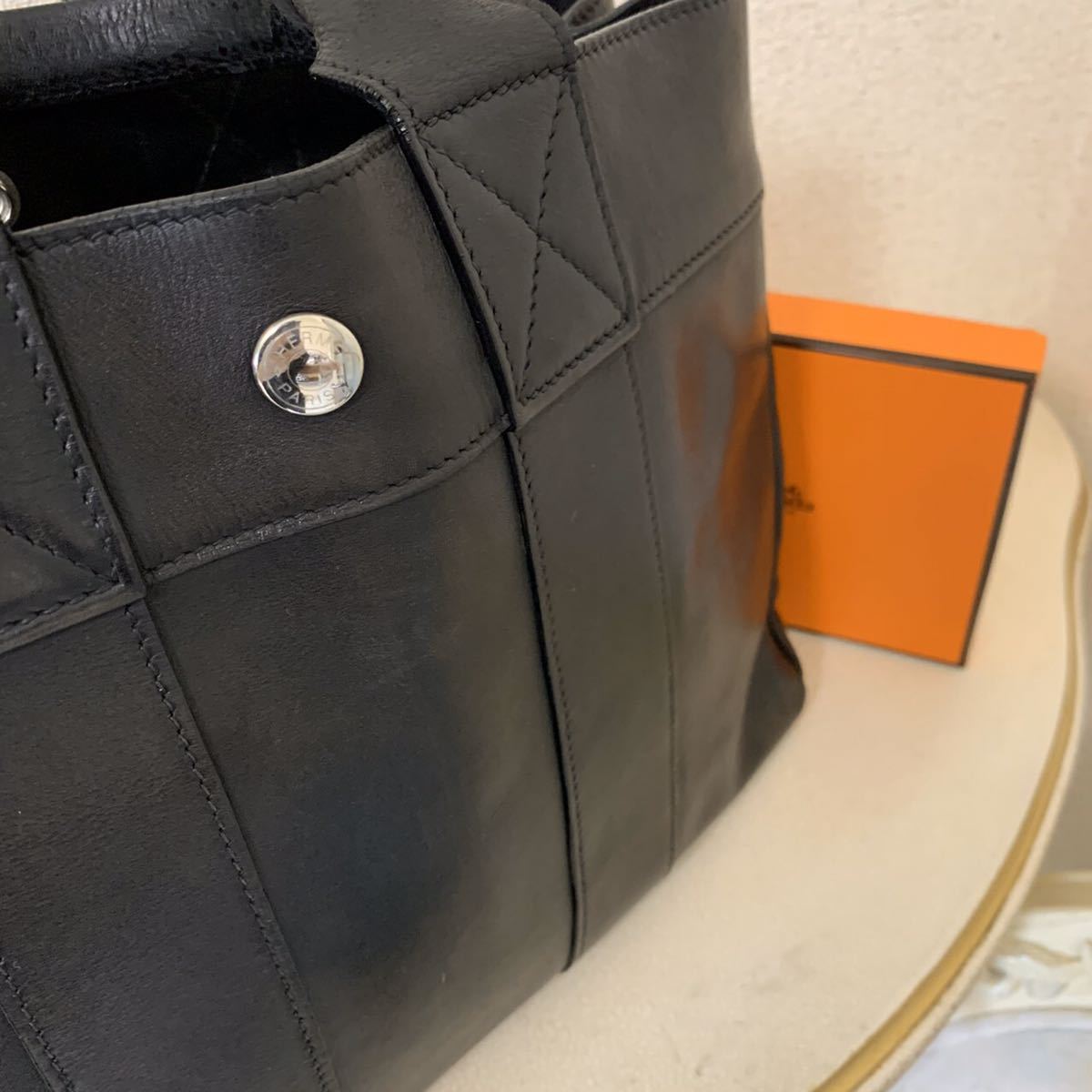 極美品 HERMES エルメス レザー フールトゥ PM ショルダー トート 本革 