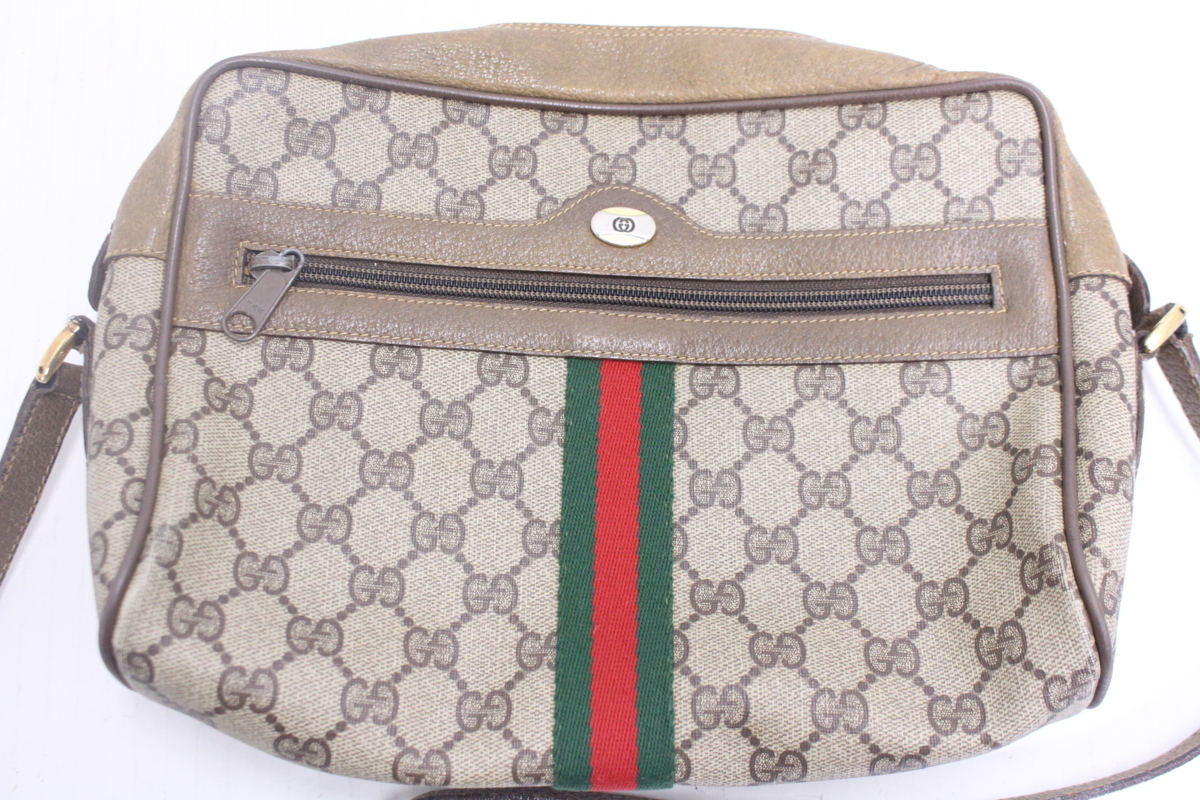Gucci オールドグッチ シェリーライン 32.02.005 ショルダー ∫U7379 
