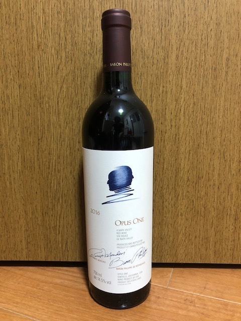 OPUS ONE オーパスワン 2016 希少 赤 ワイン 750ml オーパス ワン 未開