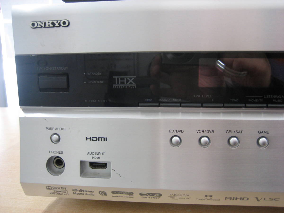 ONKYO AVアンプ TX-SA608 リモコン・電源コード付 動作確認済 2026年