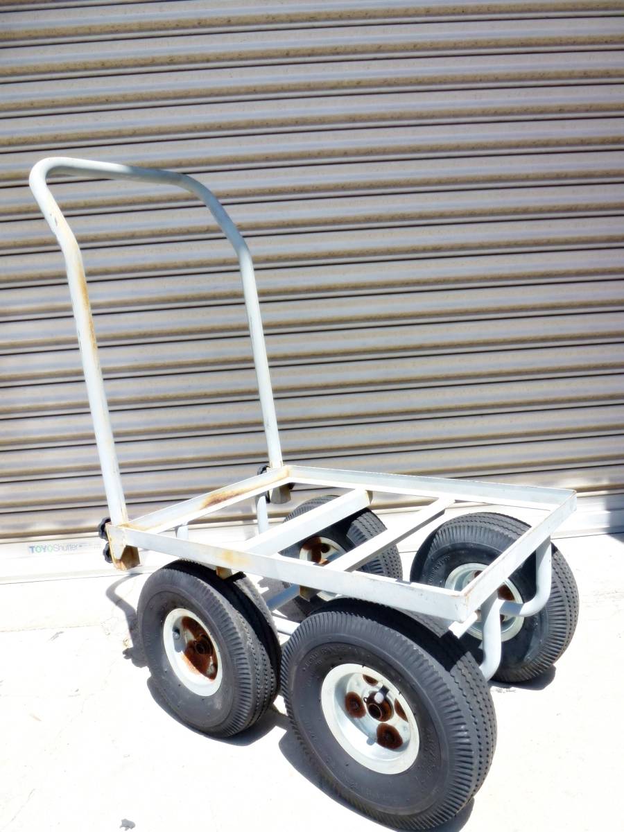 アルミハウスカー 収穫台車 コンテナ台車 台車 アルミ運搬車 HC-2 