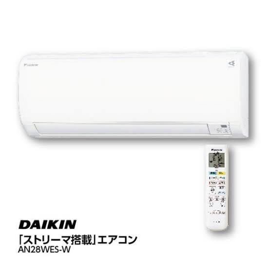 ダイキン ルームエアコン DAIKIN AN28WES-W 2.8kw 2019年 中古K 