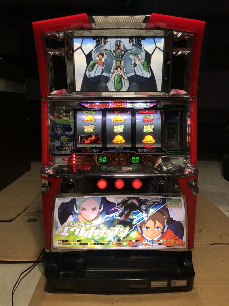 【中古機】パチスロエウレカAO 実機／5号機 A＋ART 5号機 エウレカAO 実機 家庭用フルセット 本日の最安値!】パチスロ