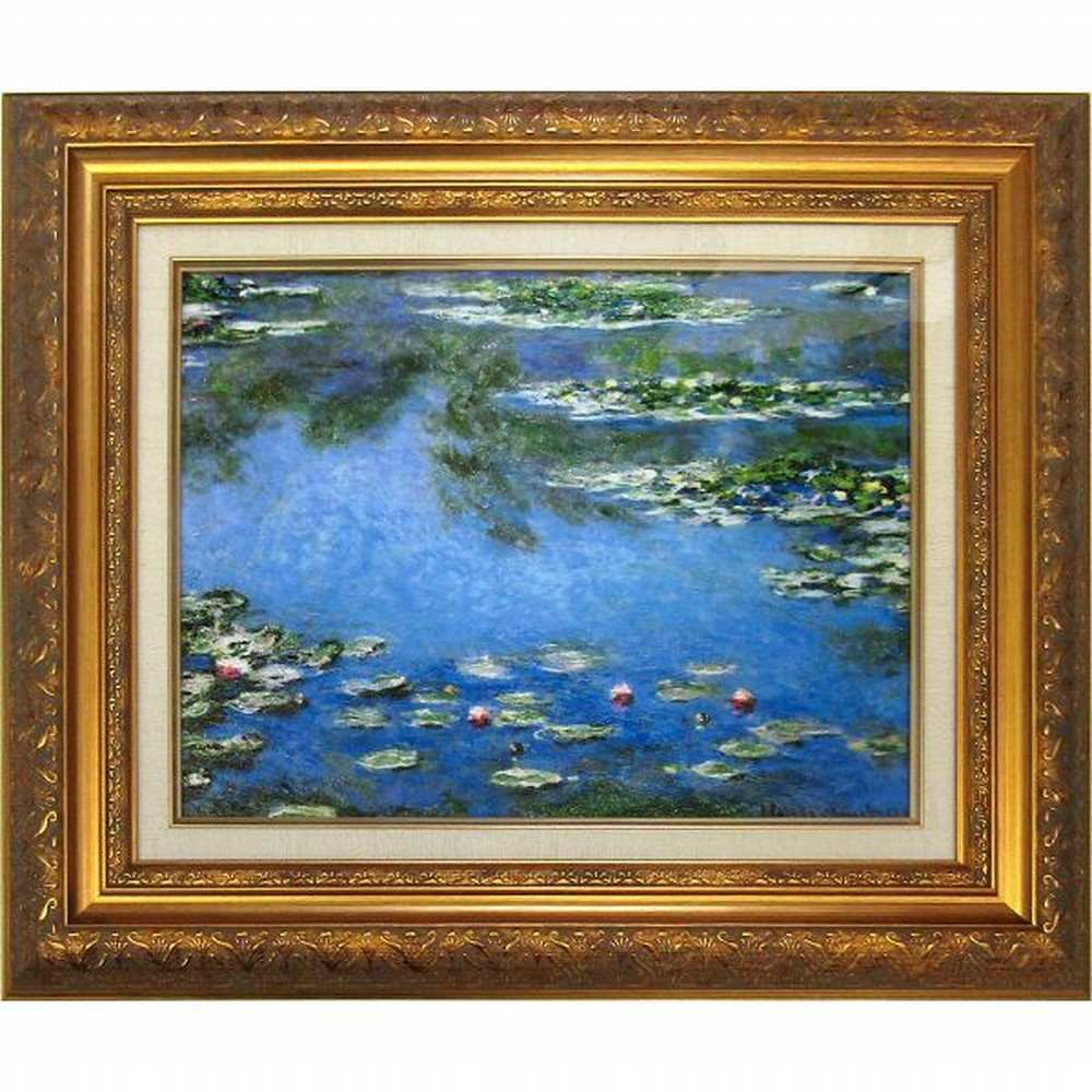 クロード モネ 睡蓮 複製画 絵画 額付き 風景画 スイレン の名画 インテリアに最適(絵画)|売買されたオークション情報、yahooの商品 ...