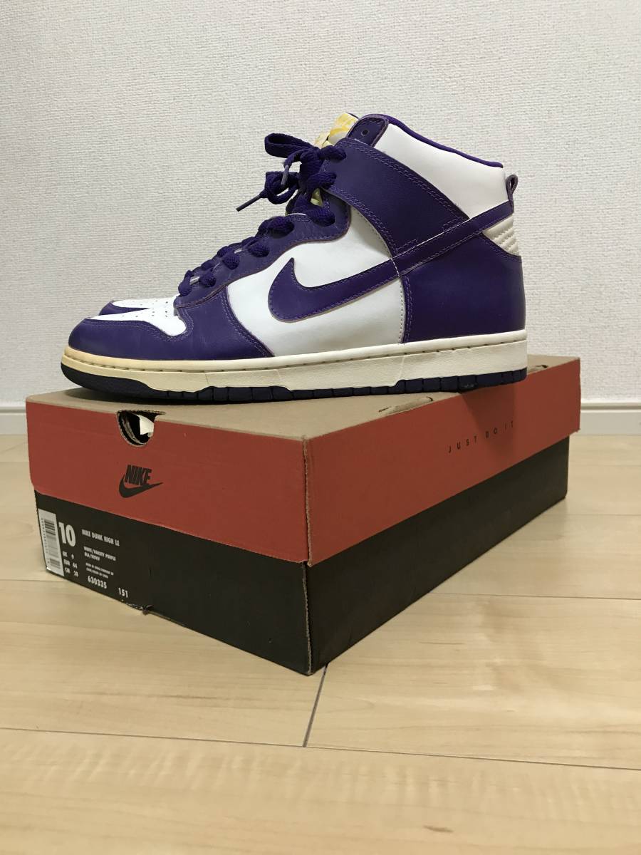  再出品 99年製_ナイキ_NIKE_ダンク_正規品_US10_パープル_紫_初期復刻_(28.0cm)｜売買されたオークション情報、yahooの商品情報をアーカイブ公開 - オークファン 28.0cm