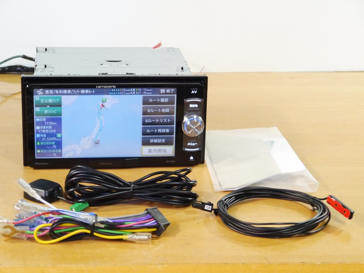 Amazon | Pioneer カーナビ AVIC-RW302 7インチ 200mmワイド 楽ナビ ワンセグ DVD CD SD USB  カロッツェリア | オーディオ一体型ナビ | 車＆バイク カロッツェリア(パイオニア) 楽ナビ 7型ワイド カーナビ ワンセグ AVIC-RW302