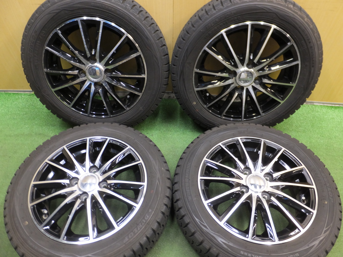 バリ溝 バリ溝!9.5分以上☆スタッドレス 155/65R14 ダンロップ バリ溝 バリ溝!9.5分以上☆スタッドレス 155/65R14 ダンロップ