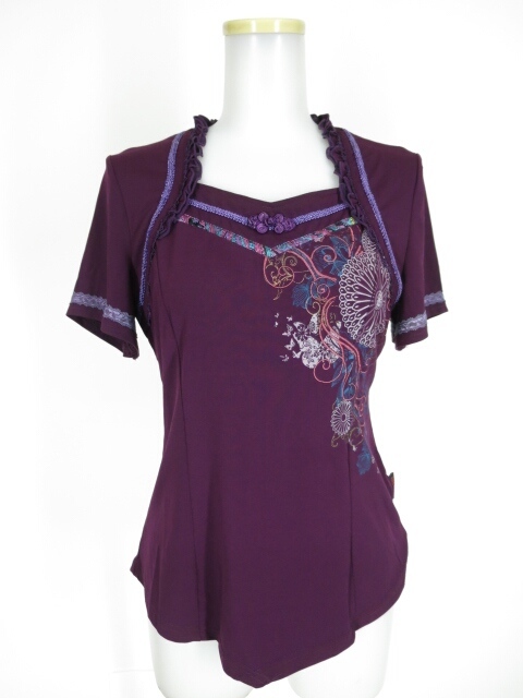 OZZ ONESTE チャイナ半袖カットソー / オッズオン オッズオネスト Ozz