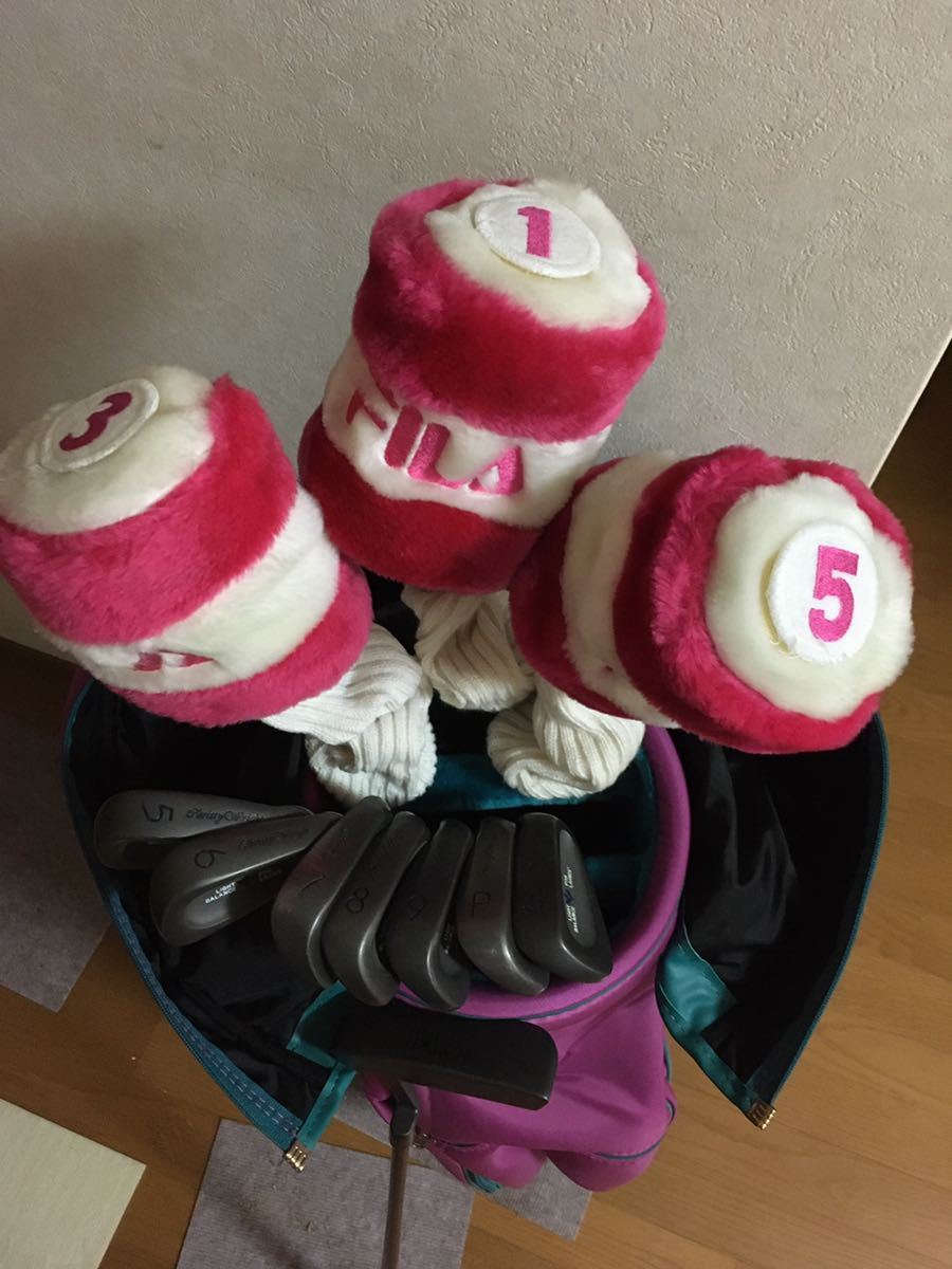 初心者向け　レディースゴルフセット　キャディーバック付　11本_1