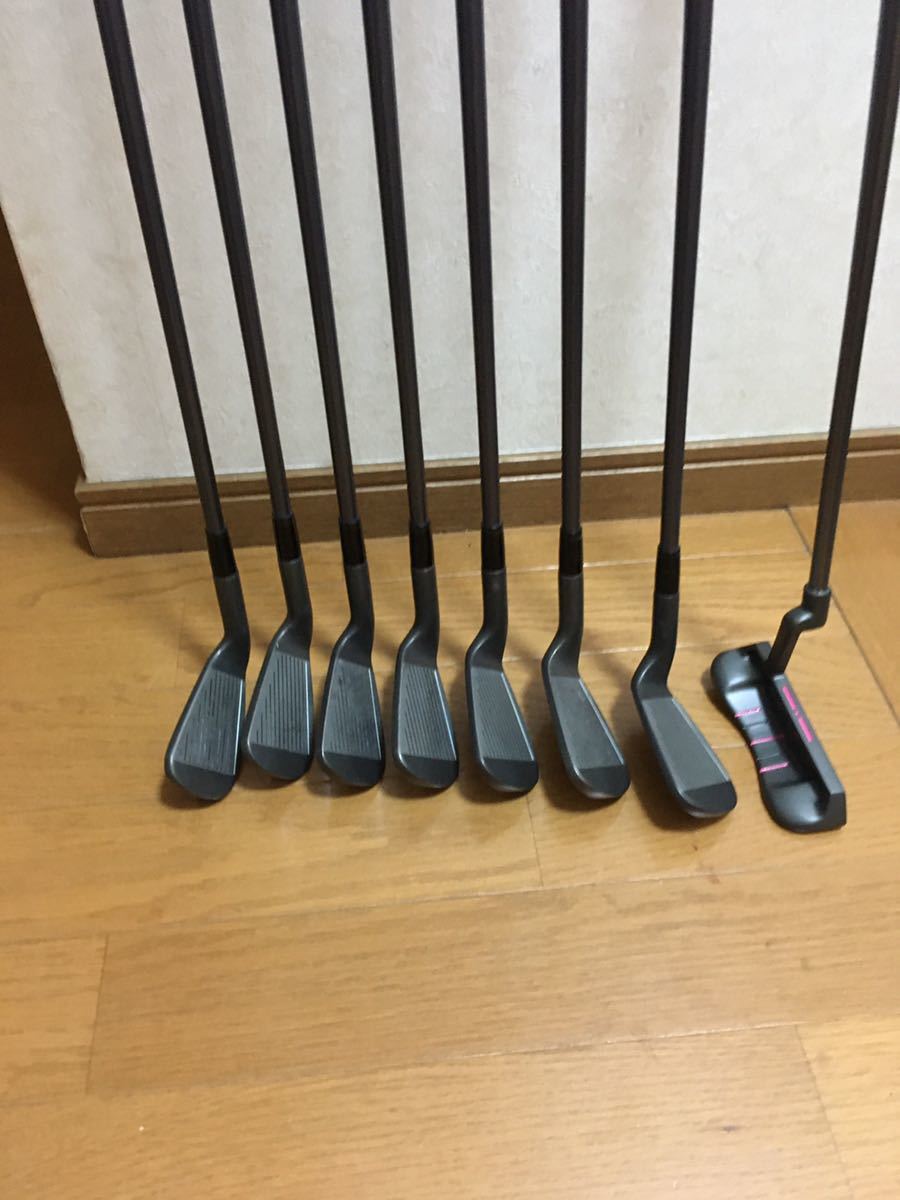 初心者向け　レディースゴルフセット　キャディーバック付　11本_3