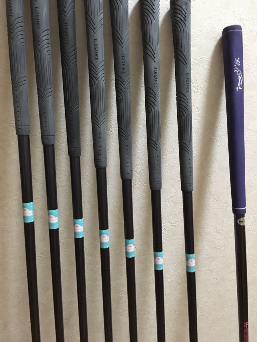 初心者向け　レディースゴルフセット　キャディーバック付　11本_6