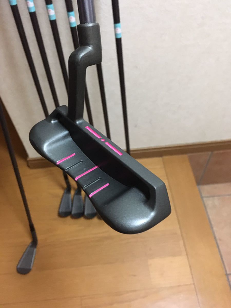 初心者向け　レディースゴルフセット　キャディーバック付　11本_9